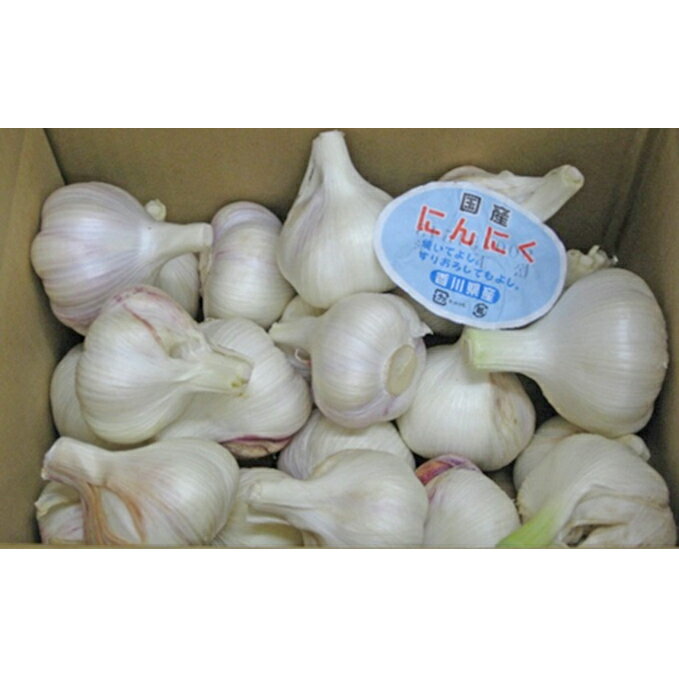 【ふるさと納税】島育ち！生にんにく（新物）約2kg　【野菜・根菜】　お届け：2024年5月上旬～6月上旬頃※状況によって希望通りお届けできない場合もあります。