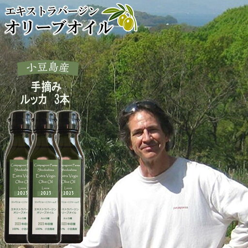 【ふるさと納税】【ジェイさんのオリーブオイル】《ルッカ種》3本セット コンパニョーニファームズ エキストラバージンオイル 2024年収穫 100%小豆島産 手摘み 【ふるさと納税】【ジェイさんのオリーブオイル】《ルッカ種》3本セット コンパニョーニファームズ エキストラバージンオイル 2024年収穫 100%小豆島産 手摘み
