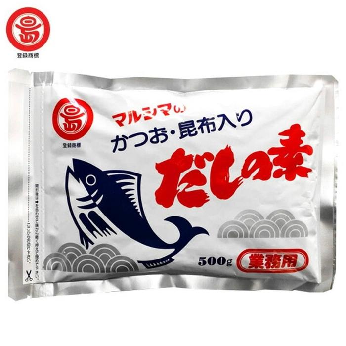 マルシマだしの素 [かつお・昆布入りだしの素] 業務用 1袋500g | 調味料 食品 加工食品 人気 おすすめ 送料無料