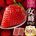 【ふるさと納税】929 【お歳暮 熨斗】【高級】女峰いちご 30又は3...(4)