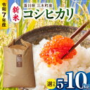 【ふるさと納税】【選べる内容量】【令和7年産】香川県三木町産コシヒカリ5~10kg ≪IDOMALLセレクト≫ 米 お米 白米 ご飯 新米 白ご飯 おにぎり おむすび ギフト お裾分け 贈り物 国産 香川県産 国産の米 ストック 常温 5kg 10kg 人気 おすすめ 香川県 三木町 送料無料