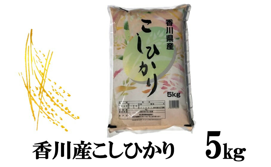 19位! 口コミ数「0件」評価「0」995　令和5年産香川県産こしひかり　5kg　紙袋配送