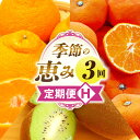 【ふるさと納税】季節の恵み3回定期便H 果物 フルーツ 青果 青果物 デザート スイーツ 果実 旬 季節 旬の果物 季節の果物 生鮮食品 生鮮 贈答 贈り物 ギ...