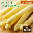 【ふるさと納税】072 ホワイトアスパラガス約1kg(3~4月出荷) アスパラ アスパラガス ホワイトアスパラガス 新鮮 素材の味 春野菜 直送 香川県 三木町