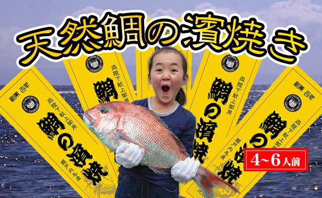 【ふるさと納税】瀬戸内海産 天然鯛の浜焼き4～6人前　【魚貝類・加工食品】