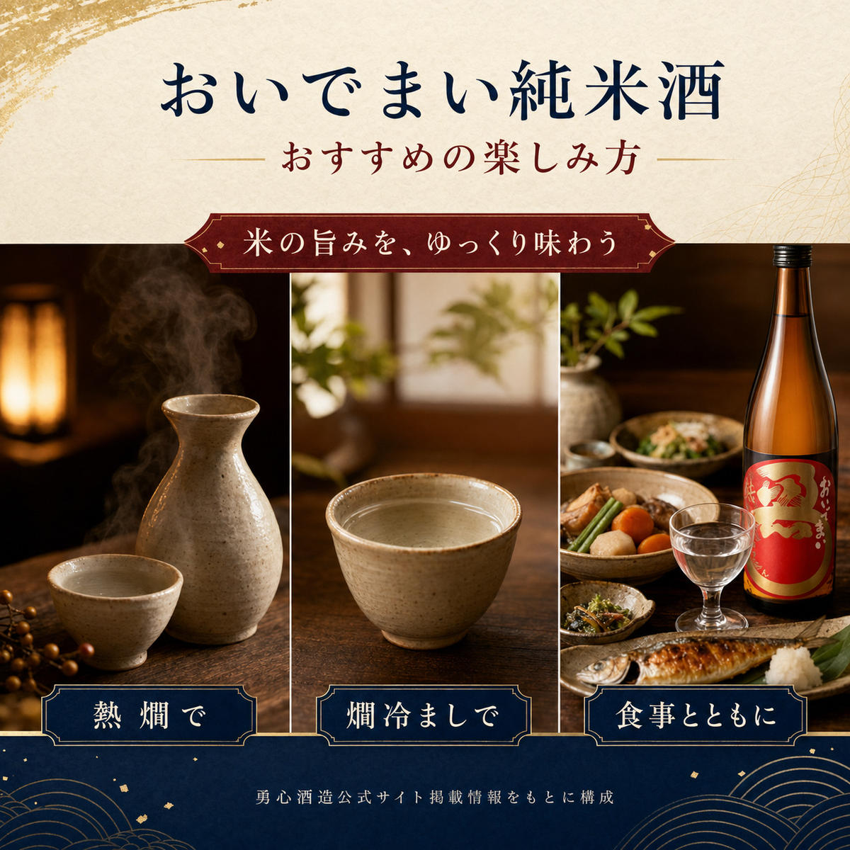 【ふるさと納税】おいでまい純米酒 720ml 9本 日本酒 f373877-ayagawa-10000005 香川県綾川町 サンプル画像3