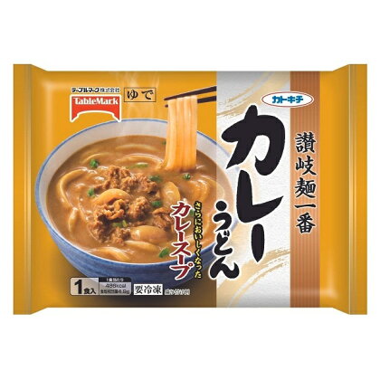 讃岐麺一番カレーうどん（305g）1食入×12袋×2箱　【 麺類 冷凍うどん ランチ 簡単 調理 テレワーク 在宅 お昼ご飯 コシ もちもち 和風カレースープ 】