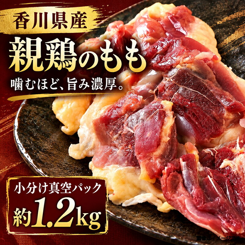 香川県産 親鶏のもも 小分け真空パック 約1.2kg 肉 お肉 鶏肉 親鳥 親鶏 香川 香川県