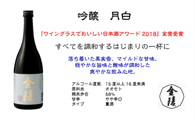 【ふるさと納税】NIPPON COLORS 720ml 4本セット（提供：西野金陵株式会社）★吟醸★純米吟醸★特別純米★本醸造★金陵★日本酒