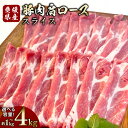 【ふるさと納税】【選べる容量】豚肉 肩ロース スライス 1パック約500g〈選べる〉 1kg / 1.5kg / 2kg / 3kg / 4kg 小分け 2パッ...