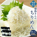 【ふるさと納税】福島さんのちりめん 100g 4袋 合計400g 海鮮 ちりめんじゃこ しらす干し イワシ いわし 宇和海 愛媛県産 冷蔵 送料無料 4 