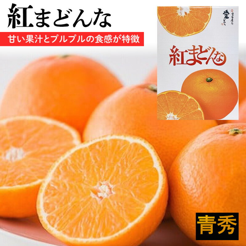 【ふるさと納税】紅まどんな 青秀　2L?Lサイズ　約3kg | 愛媛 みかん 先行予約 蜜柑 柑橘 果物 くだもの フルーツ お取り寄せ グルメ 期間限定 数量限定 人気 おすすめ 愛媛県 松山市のサムネイル