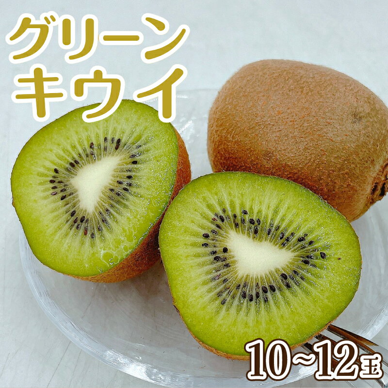 【ふるさと納税】 【2026年2月下旬から順次発送】グリーンキウイ 10～12玉入り （ 国産 愛媛キウイ フルーツ 果物 くだもの お取り寄せ 産地直送 数量限定 人気 おすすめ 愛媛県 松山市 送料無料 フジ・アグリフーズ）