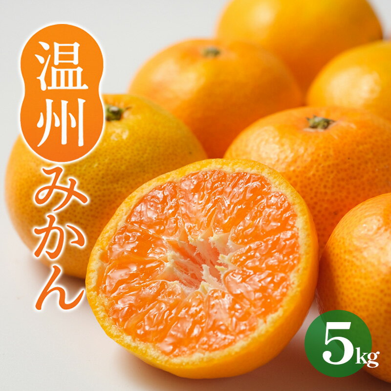 温州みかん 約5kg[2025年11月から順次発送]えひめみかん 愛媛みかん 温州みかん ミカン 柑橘 蜜柑 フルーツ くだもの 果実 松山市 愛媛県 数量限定