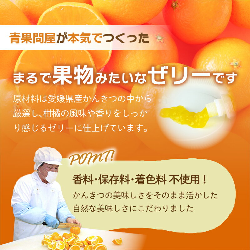 【ふるさと納税】 ちゅうちゅう ゼリー 定期便 175g 5本 × 3回 | 柑橘 デザート 飲料 半解凍 シャーベット スイーツ お取り寄せ 人気 おすすめ 愛媛県 松山市