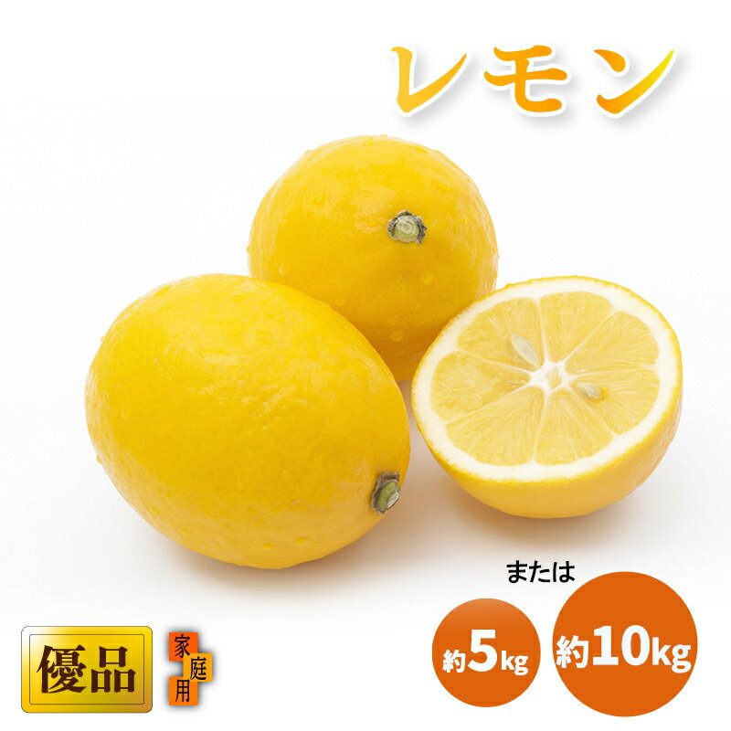 【ふるさと納税】 【2026年3月中旬頃から発送】 瀬戸内海の島レモン 優品・家庭用 約5kg または 10kg ｜ 檸檬 れもん すっぱい 酸っぱい 酸味 数量限定 期間限定 レモン 愛媛県産 減農薬 有機肥料 甘み 香り 柑橘 松山市 レモン 中島 有機栽培 レモン 新鮮 ココオ Koko'o