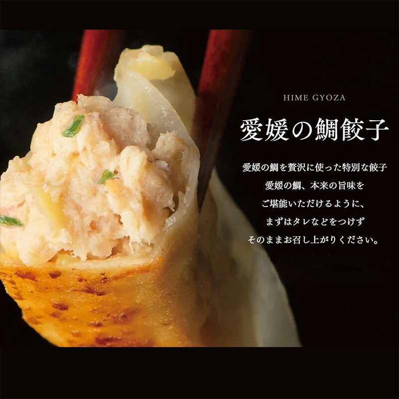 【ふるさと納税】愛媛の鯛ぎょうざ（30個）惣菜 羽根つき餃子