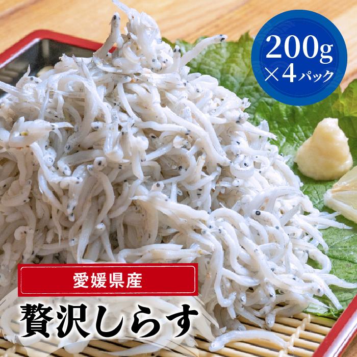 12位! 口コミ数「133件」評価「4.22」 愛媛県産 大容量 贅沢 しらす 800g ( 200g × 4パック ) | 約12人前 しらす丼 丼ぶり 魚 さかな ご飯 ごはん 炒飯･･･ 