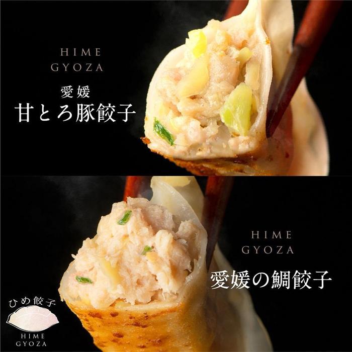 【ふるさと納税】愛媛の甘とろ豚餃子(30個）・愛媛の鯛ぎょう