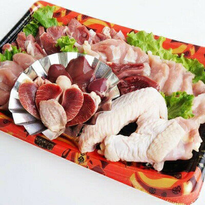 【ふるさと納税】今治産 媛っこ地鶏 焼肉 鍋物セット もも むね ささみ 手羽先 手羽元(1/2羽分) 肝 砂肝(1羽分) 冷凍 産地直送 国産 鶏肉 食べ比べ...