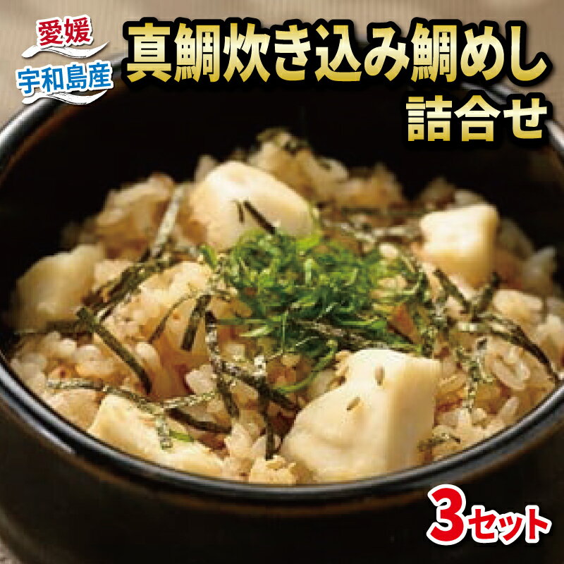 2位! 口コミ数「2件」評価「4」 真鯛 炊き込み 鯛めし 3食 セット 辻水産 鯛 タイ マダイ 鯛飯 炊き込みご飯 お手軽 海鮮 炊き込み ご飯 簡単調理 海の幸 魚介 ･･･ 