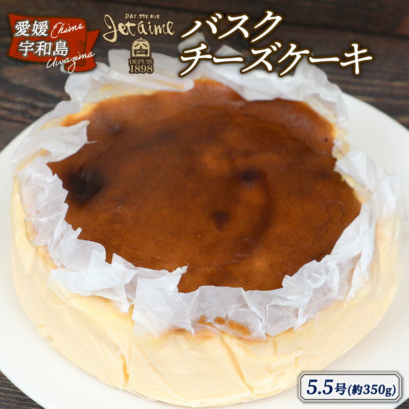 【ふるさと納税】 バスクチーズケーキ 5.5号 1ホール ケ