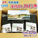 【ふるさと納税】 宇和海産 天日干しひじき 320g NPO法人段畑を守ろう会 小分け パック ひじき 海産物 海藻 煮物 無添加 サラダ 鉄分 天然 海藻 国産 愛媛 宇和島 D010-051003