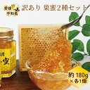 【ふるさと納税】 訳あり 巣蜜 2種 セット 百花蜜 みかん蜜 180g × 2 元気や はちみつ ハチミツ わけあり 訳アリ 非加熱 はちみつ 蜜柑 みかん蜜...