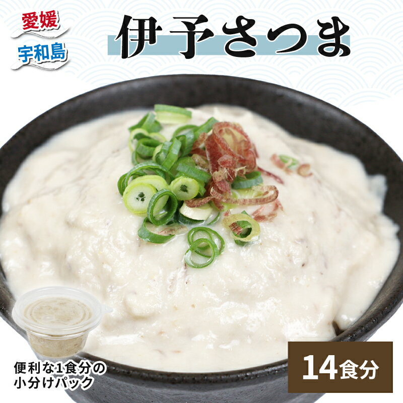 伊予さつま 14食分 河野鮮魚店 さつま 鯛 たい 味噌 麦味噌 丼 ごはん 冷凍 簡単調理 郷土料理 国産 愛媛 宇和島