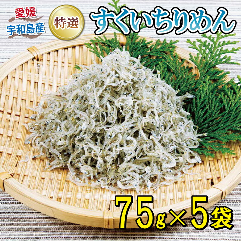 4位! 口コミ数「0件」評価「0」 特選 すくい ちりめん 75g×5袋 愛媛県漁業協同組合宇和島支所 しらす干し ちりめん干し しらす 冷蔵 じゃこ おつまみ 加工品 ふり･･･ 