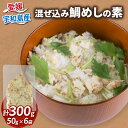 【ふるさと納税】 混ぜ込み 鯛めし の 素 6食分 コバヤ 無添加 鯛 たい 鯛飯 ご飯 お手軽 簡単 簡単調理 加工品 国産 愛媛 宇和島 D010-059009