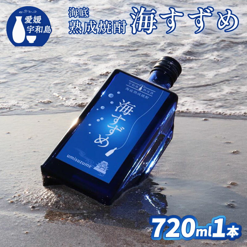 【ふるさと納税】 焼酎 海底熟成焼酎 海すずめ 720ml 1本 名門サカイ 海底 熟成 酒 お酒 本格焼酎 変わり種 アルコール ギフト 贈答 贈答用 贈答品 プレゼント 数量限定 国産 愛媛 宇和島 I015-085006