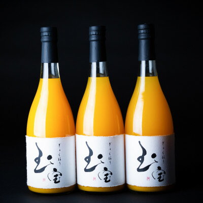 【ふるさと納税】【無添加】玉宝みかんジュース(720ml×3