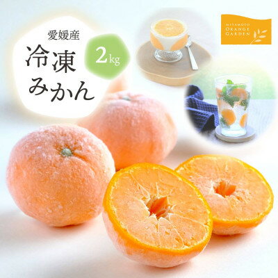 ミヤモトオレンジガーデンの皮つき冷凍みかん2kg[C25-105][配送不可地域:離島]