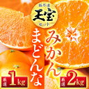 【ふるさと納税】「玉宝ブランド」【まどんな】1kg+【玉宝みかん】2kgセット【C64-32】【1510835】(4)