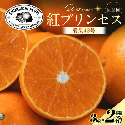 【ふるさと納税】【紅プリンセスと同品種】「甘平×まどんな」愛果48号【3kg×2箱】【家庭用】【H70-112】【1683893】