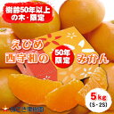 【ふるさと納税】みさき果樹園の樹齢50年越え えひめ西宇和のみかん5kg S・2Sサイズ【C21-15】【1453804】