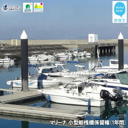 【ふるさと納税】 新居浜マリーナ 小型艇桟橋係留権 （一年間）