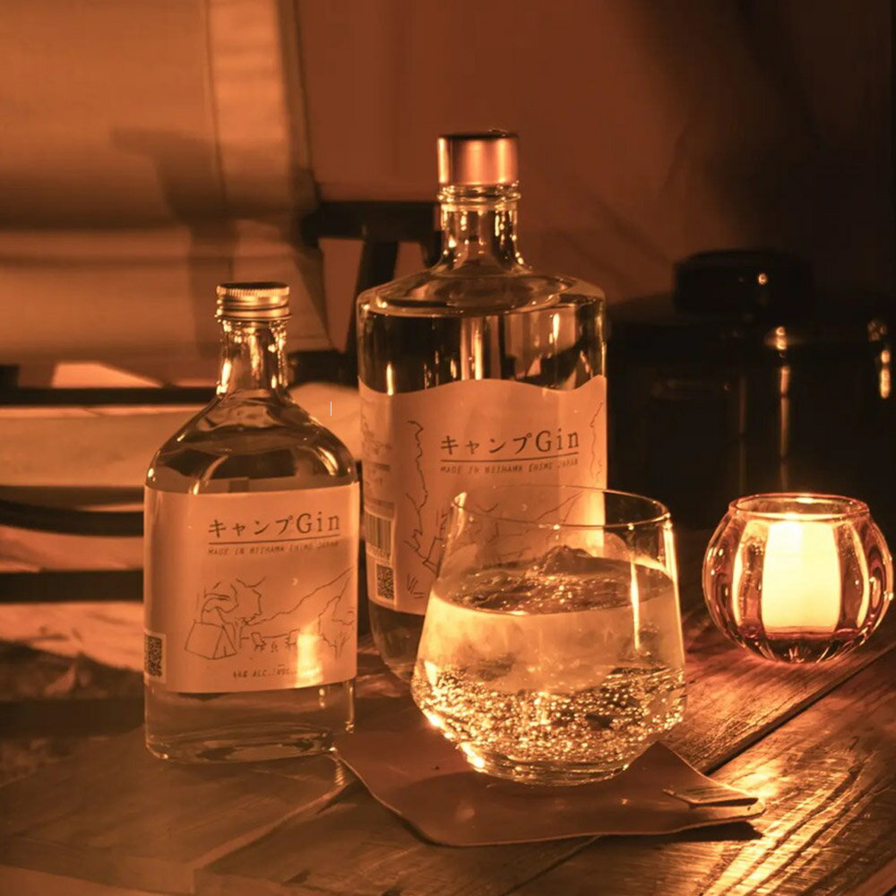 【ふるさと納税】 キャンプGIN 大瓶 750ml×1本 キャンプ屋さん監修 アウトドア専用のお酒 【アーベントイアー】 大容量 キャンプジン クラフトジン BBQ
