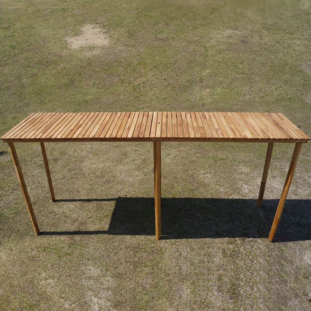 【ふるさと納税】CAMPOOPARTS オーク スタンダード 折り畳み BARカウンター W2000 Oak standard folding BAR table 【キャンプ用品】【アウトドア用品】