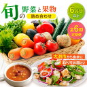 【ふるさと納税】【全6回定期便】 野菜 と 果物 の 詰め合わせ ( 6種以上 ) 定期便 | 人気 おすすめ ランキング おいしい 大洲市/愛たい菜[AGAP...