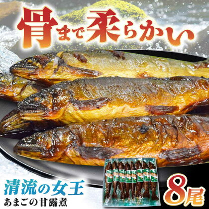 これぞ贅沢！美味しさをまるごと閉じ込めた「あまごの甘露煮」8尾　愛媛県大洲市/大洲市物産協会[AGBM037]