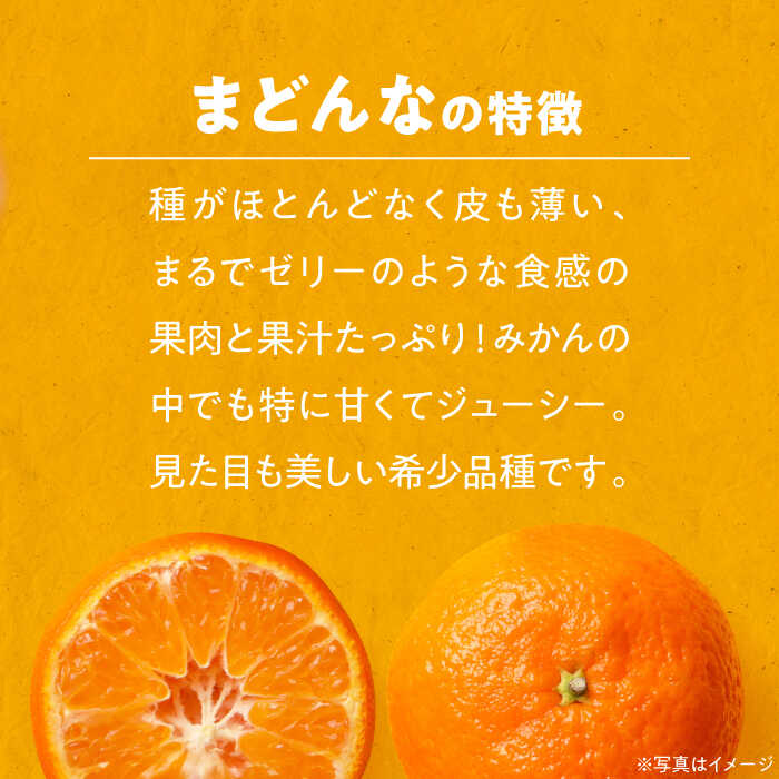 【ふるさと納税】【先行予約】【11月下旬から順次発送】果物 フルーツ みかん ミカン まどんなタイトルキーワード愛媛県産 峯田農園のとろける宝石柑橘「まどんな」2L～3Lサイズ 10～12玉　愛媛県大洲市/峯田農園[AGBT006]