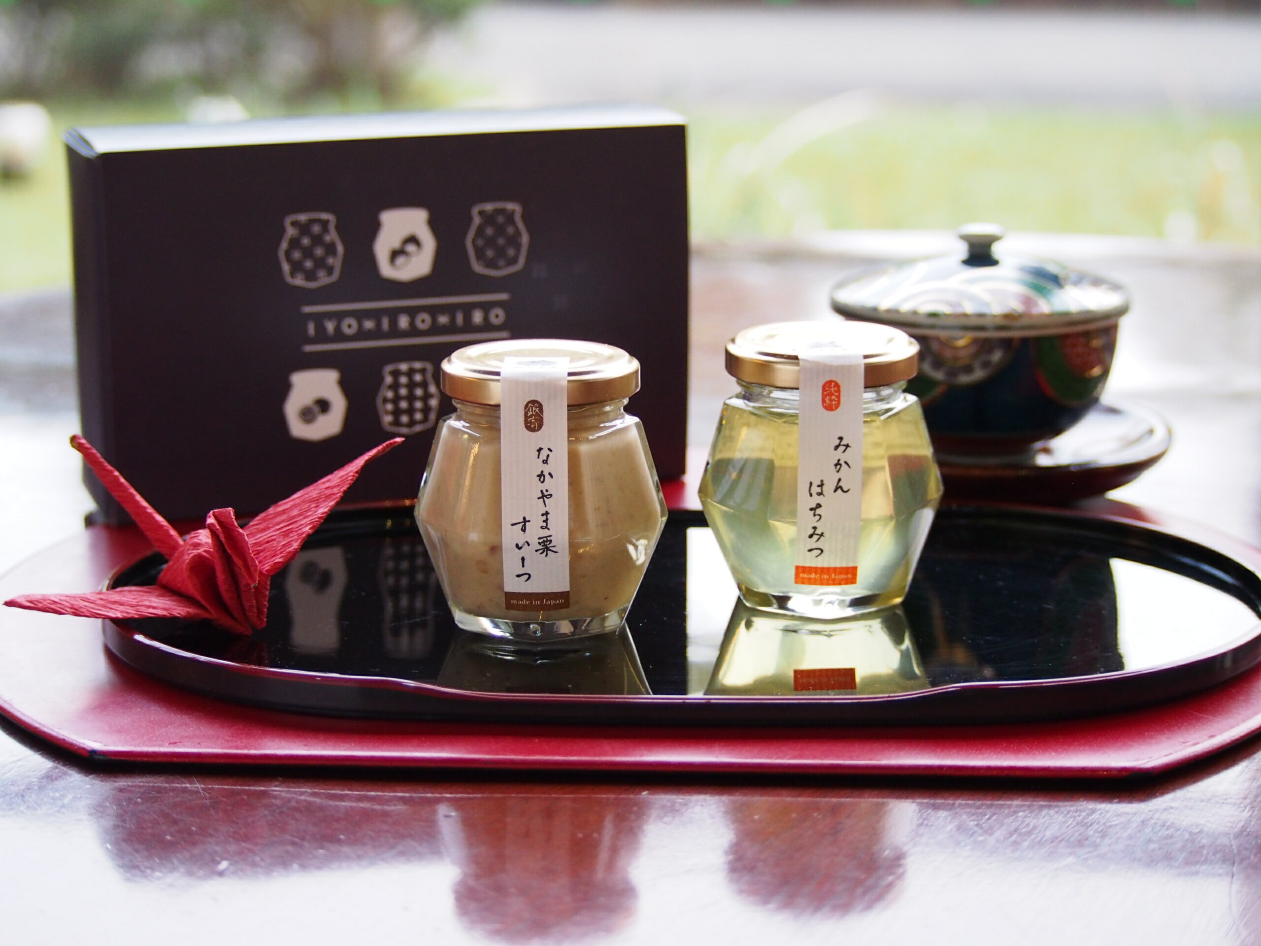 【ふるさと納税】栗 ギフト なかやま栗すいーつ1本＆みかんはちみつ1本 セット ミルクジャム 蜂蜜 プレゼント 贈答用 誕生日 おしゃれ セット お菓子 子供 人気 友達 女性 母 詰め合わせ 祝い伊予市｜B105のサムネイル