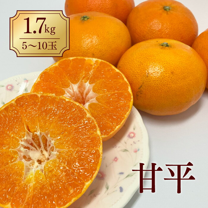 甘平 みかん 愛媛 1.7kg 人気 数量限定 先行予約 柑橘 伊予市 | B31