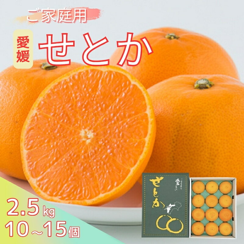 せとか 2.5kg ご家庭用 みかん 愛媛 数量限定 愛媛県産 人気 柑橘 伊予市｜B216
