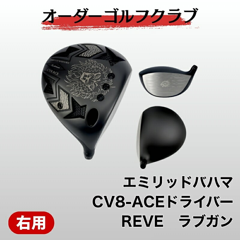 【ふるさと納税】ゴルフ ゴルフクラブ エミリッドバハマCV8-ACE ドライバー REVE ラブガン エミリッドバハマグリップ オーダーメイド アイズファクトリー｜F54