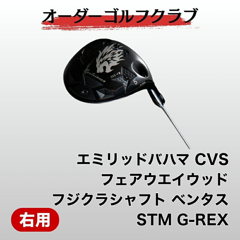 【ふるさと納税】ゴルフ ゴルフクラブ エミリッドバハマCVS フジクラベンタス STM　G-REX オーダーメイド アイズファクトリー｜F36