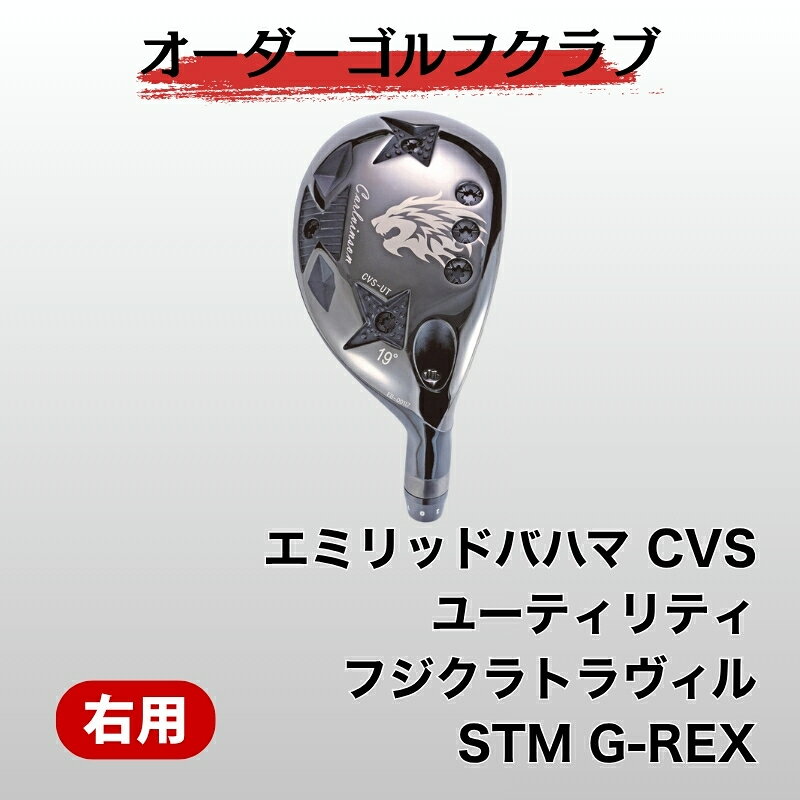 【ふるさと納税】ゴルフ ゴルフクラブ エミリッドバハマCVSユーティリティ フジクラトラヴィル　STM　G-REX オーダーメイド アイズファクトリー｜F37