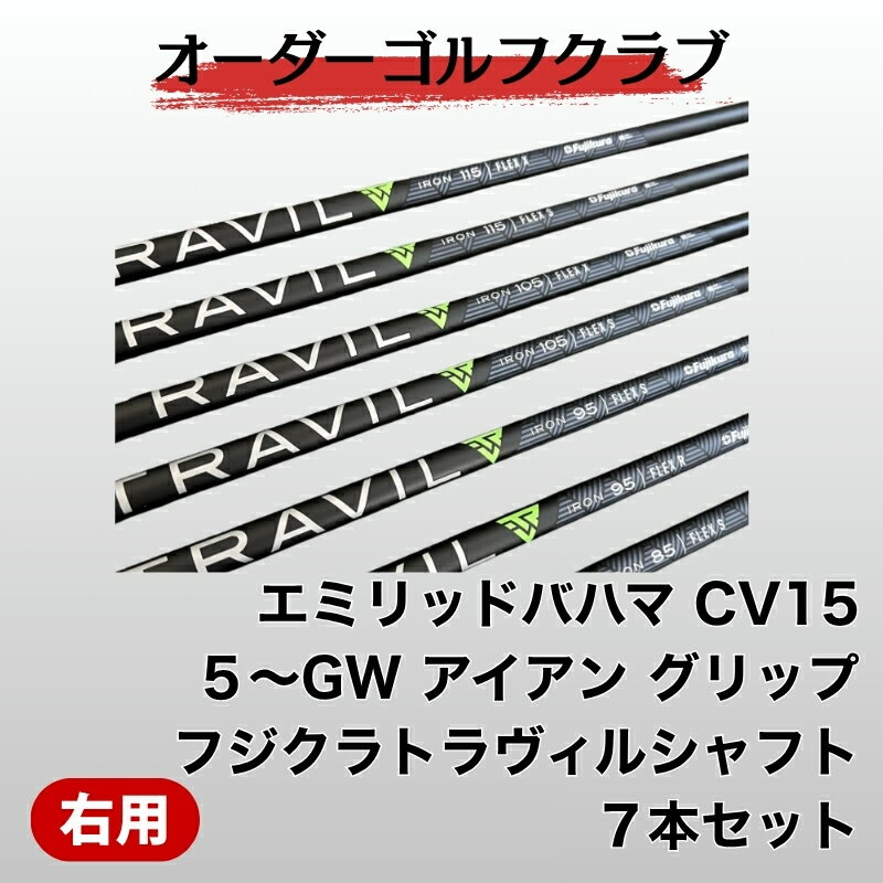 【ふるさと納税】ゴルフ ゴルフクラブ アイアンセット エミリッドバハマ CV15 フジクラトヴィルシャフト ぶっ飛び オーダーメイド アイズファクトリー｜F44